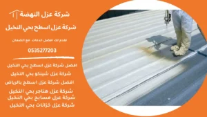 شركة عزل اسطح بحي النخيل
